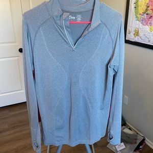 Zyia active wear heather pull over